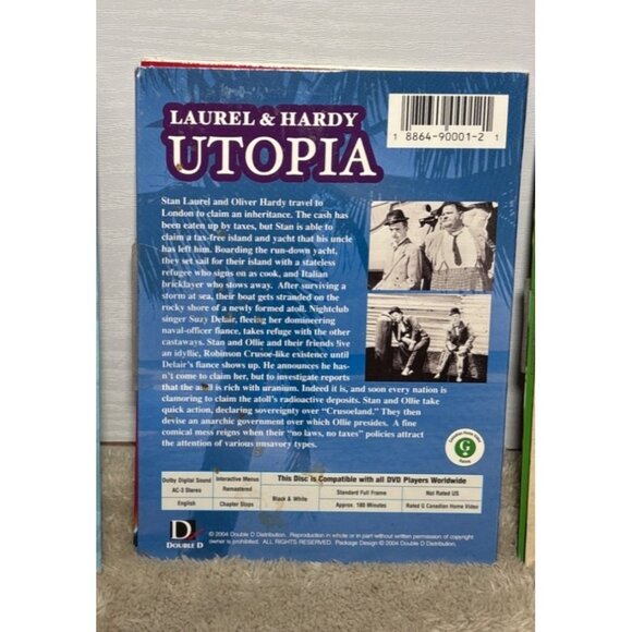 Comedy 3-DVD Set The Beverly Hillbillies Laurel & Hardy Utopia Abbott Costello - Picture 4 of 8